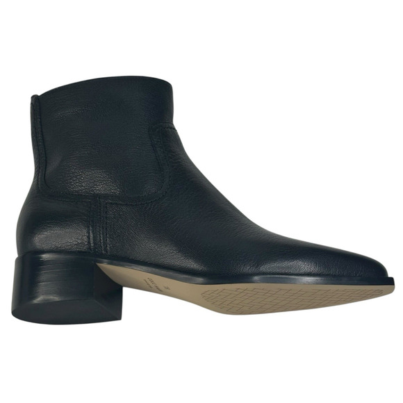COLE HAAN Naia Black Leather Ankle Boots Womens Size 7B Side Zip New $200 C - Picture 6 of 13